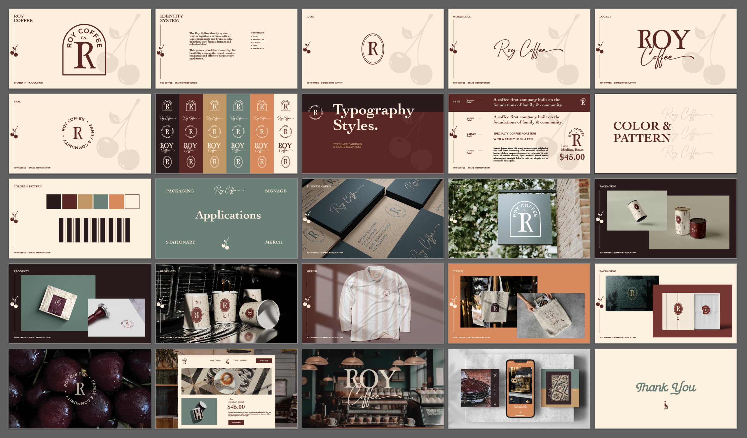 Full Brand Identity Roy Coffee