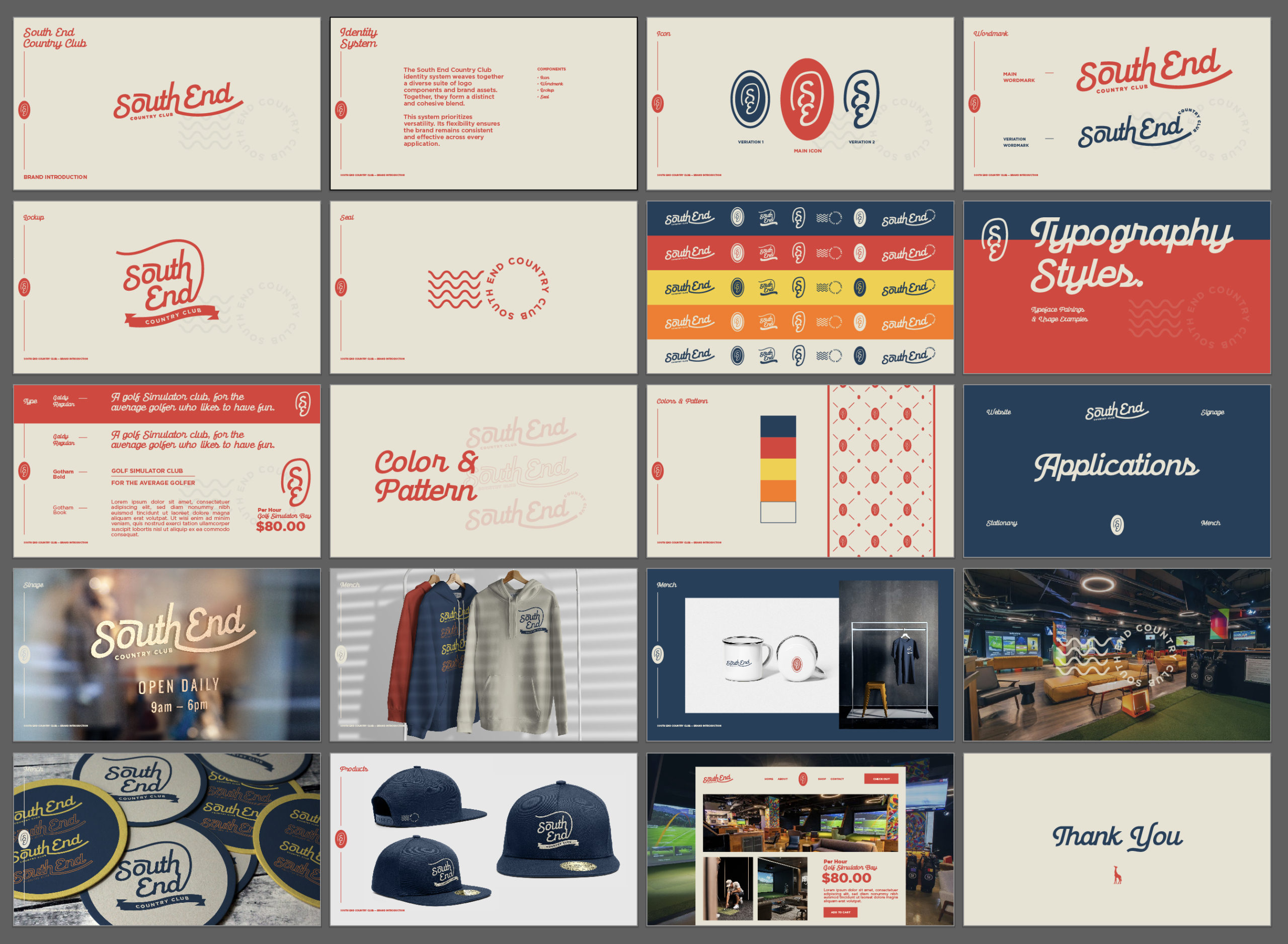 Full Brand Identity South End Country Club